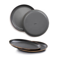 【Barebones】CKW-358 琺瑯盤組 Enamel Plate(琺瑯盤 復古餐盤 露營盤子 戶外餐盤 沙拉盤料理盤)