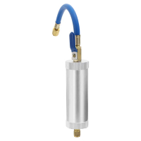 Suitable for QSJZHY Air Conditioning Car Oil Injection Tool R12 R134A 2 Ounce 1/4\ Pure Liquid Oil C