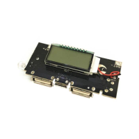 Mobile power boost DIY18650 lithium-ion battery digital display dual USB output charging board main board of power bank module