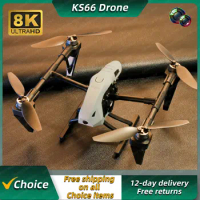 New KS66 Mini Drone 4K Professinal 8K HD Dual Camera 5G WIFI Wide Angle Optical Flow Localization Brushless Motor RC Quadcopter