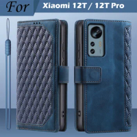 For Xiaomi 12T Pro Case Luxury Leather Wallet Flip Phone Case For Xiaomi 12 T Xiaomi12T 12Tpro 5G Cover For Xiaomi Mi 12T Case