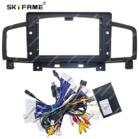 SKYFAME Car Frame Fascia Adapter Canbus Box Decode Android Radio Dash Fitting Panel Kitr For Nissan Quest Elgrand E52
