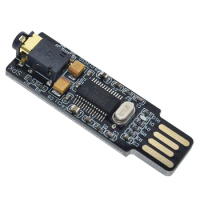 USB Audio Sound Card DAC Decoder Board Mini PCM2704 Drive for PC laptop