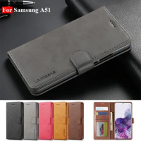 A51 Case For Samsung A51 5G Case Leather Vintage Phone Case On Etui Samsung Galaxy A51 Case Flip Magnetic Wallet Cover A51 Cover