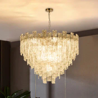 Loft K9 Led Crystal Chandelier 2023 Candles Chandelier Gold Ceiling Lamp Living Room Decoration For Bedroom Lights modern