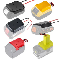 Battery Adapter for Makita/Bosch/Milwaukee/Dewalt/Black&amp;Decker/Ryobi 18V 20V Li-ion Battery DIY Power Wheel Adapter Dock Holder