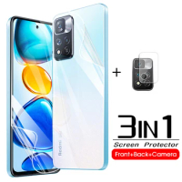 for redmi note 11 pro plus hydrogel film for xiaomi redmi note11 pro plus note11pro+ lens front back screen protector glass film