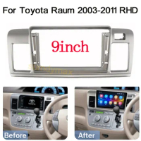 9 inch 2 Din Car Radio Fascia Frame For TOYOTA RAUM 2003 -2011 big screen 2 Din android Car Radio Fascia frame