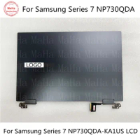 Original 13.3'' For Samsung Series 7 Galaxy Book Flex2 NP730QDA-KA1US NP730QDA LCD Display Touch Screen Assembly BA96-07763B