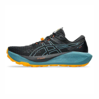 【asics 亞瑟士】Gel-trabuco 13 Gtx 男 越野鞋 跑鞋 防水 抓地力 黑 藍(1011B978-001)
