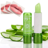 Natural Plant Aloe Gel Lip Balm Lipstick Moisturizing Color Changing Lipsticks \\ cb003 \\ cb003