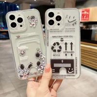 Astronauts Arrow Card Bag Phone Case For Huawei Y5 Y6 Y7 2018 Y9 Prime 2019 Y9S Y8S Y6S Y6P Y7A Y9A P30 P40 Lite Soft Cover Capa