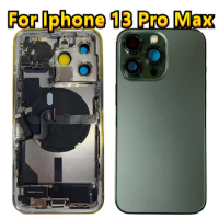 For Apple Iphone 13 Pro Max Full Assembly Back Housing Change Repair Middle Chassis Frame Back Cover Battery Rear Door Parts
