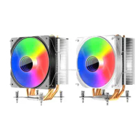 CPU Fan Efficient 4PIN PWM Cooling Fan for PC Computer Processor CPU Cooling Quiet For LGA115X 1200 17XX AM5/AM3/AM4
