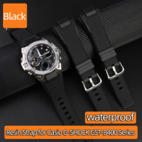 for Casio G-SHOCK Steel Heart GST-B400 Series Men Replacement Quick Release Silicone Watch Band Bracelet Accessories Resin Strap