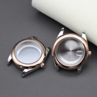 36mm 40mm Rose Gold Cases Men's Watches Parts Oyster Perpetual For Seiko NH34 NH35 NH36 NH38 Miyota 8215 Movement 28.5mm Dial