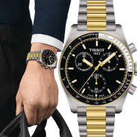 TISSOT 天梭 官方授權 PR516 石英計時手錶 送禮推薦-40mm T1494172205100