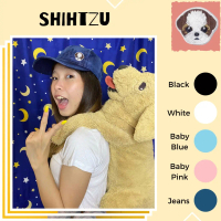 UNISEX Topi baseball wanita pria lucu patch anjing SHIHTZU - Baseball cap Baseball Hat patch hewan l