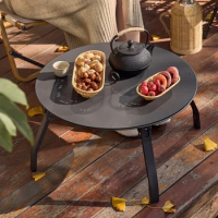 New Multifunctional Outdoor Stove Charcoal BBQ Grill Stove Burner Brazier Campfire Furnace Table Portable Folding Stove