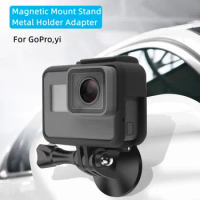 Magnetic Mount Stand Metal Holder Adapter for GoPro Hero 10 9 8 7 6 5 4 Yi 4k SJCAM sj4000 EKEN H9 Action Camera Accessories