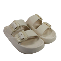 新品上市 SKECHERS 女款勃肯拖鞋 ARCHFIT 足弓支撐　Arch Fit Horizon-Heatwave 111645NAT (G1) [陽光樂活]