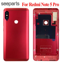 Rear Housing For Xiaomi Redmi Note 5 Pro Battery Back Cover Replacement Parts Note5 Pro Back Cover With Lens Buttons