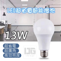 🔥現貨 LED超省電節能燈泡 13W燈泡 LED白光 無藍光