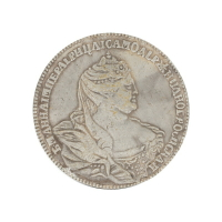 俄羅斯1738年羅曼諾夫皇朝安娜一世女皇紀念銀幣銀元仿古錢幣收藏