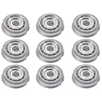9 Pieces SH90 Shaver Replacement Heads for Philips Norelco Series S9000 RQ12 Shavers Blade Head
