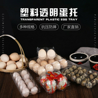 開發票 塑料透明雞蛋托中號多種規格一次性土雞蛋包裝盒抗壓防摔