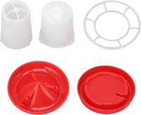 Chick Feeder and Waterer Kit Chick Waterer and Feeder Sustainable Chick Feeder Waterer for Poultry D