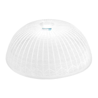 KASSA HOME ฝาชีพลาสติกทรงสูงเบอร์ 55 รุ่น VCP-RS55 ขนาด 57 x 57 x 22 ซม. สีขาว