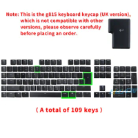 full set Keycaps for Logitech EU version G815/813 G915/913 Mechanical Keyboard Replacement