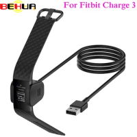 Replaceable USB Charger For Fitbit Charge3 Smart Bracelet USB Charging Cable for Fitbit Charge 3 Wristband Dock Adapter charger