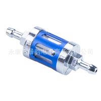 Scooter ATV Accessories Modified Gasoline Filter 8mm Copper Filter Element Filter CNC Oil Filter Oil