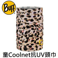 [ Buff ] 兒童 國家地理頻道 Coolnet抗UV頭巾 斑斑豹紋 / UPF50 聯名  吸濕排汗 環保材質 / BF131356-555