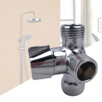 Three-way Water Diverter T-shaped Adapter Shower Diverters Connector Toilet Bidet Water Separator Faucet Splitter for Va