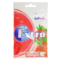 Extra 木糖醇口香糖超值包-沁甜草莓(62g/袋) [大買家]