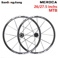MTB wheel set 26/27.5 inch Mountain bicycle wheel set 24 hole six star wheel set 120 sound 100 135mm disc brake 8/9/10/11S wheel