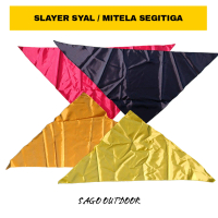 SAGO OUTDOOR SYAL MITELA SIGITIGA BAHAN SATIN SLAYER SYAL MITELA SEGITIGA Kualitas Terbaik