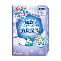 蘇菲 清新涼感清涼薄荷系列衛生棉(35cm)(9片x6包/組)