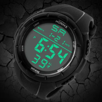 Men's Led Digital Alarm Sport Watch Digital Wristwatches Watches For Men Silicone Military Army Quartz Wristwatch montre homme