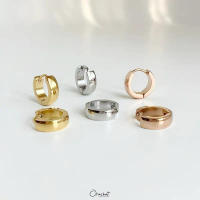 คําแนะนําผลิตภัณฑ์ใหม่ของเดือนนี้ Orachat | Basic circle 14k hoop earrings. (ต่างหูตัวเรือนสแตนเลส)