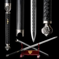 Handmade Tang Dynasty Sword, Classic Han Dynasty Dragon Head Handle, Handmade Sword Decoration Sword, Chinese Sword