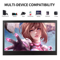 Portable Monitor 2K full HD gaming monitor touch screen 1080P IPS LCD Display for Raspberry Pi PS4 Xbox 360 switch laptop