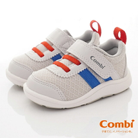 Combi日本康貝機能休閒童鞋-NICEWALK醫學級成長機能鞋C2201GL灰(寶寶段.中小童段)