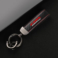 Leather Motorcycles keychain horseshoe buckle jewelry key chain for HONDA CBR250RR CBR 250RR 2018-2022 Accessories