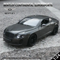 WELLY 1:24 Bentley Continental Supersports Alloy Car Model Diecasts Metal Toy Vehicles Car Model Simulation Collection Kids Gift