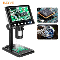 กล้องจุลทรรศน์ดิจิตอล, Hayve, ขนาด 4.3 นิ้ว, 1600x พิกเซล, กล้องจุลทรรศน์ USB, การเชื่อมด้วยไฟฟ้า 10