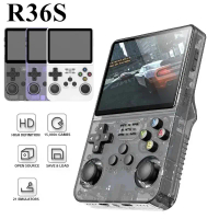 คอนโซลวิดีโอเกมย้อนยุคแบบใช้มือถือ, R36S, ระบบ Linux, หน้าจอ IPS 3.5 นิ้ว, เครื่องเล่นวิดีโอพกพาแบบพ
